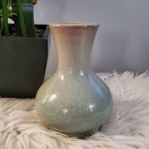 Vintage Things Jamaican 1984 Hand Made Glazed Terracotta Vase